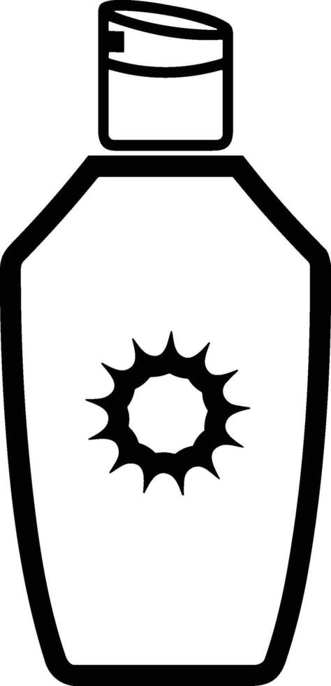 Bottle drink icon symbol image. Illustration of the drink water bottle glass design image vector