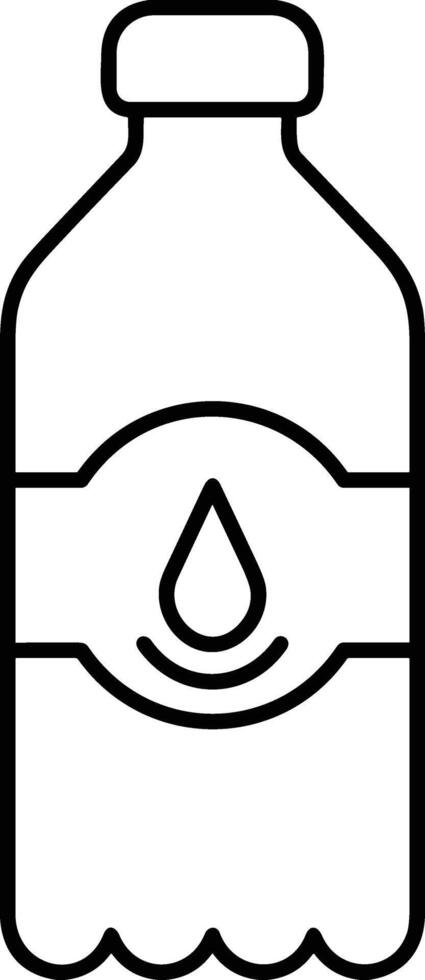 Bottle drink icon symbol image. Illustration of the drink water bottle glass design image vector