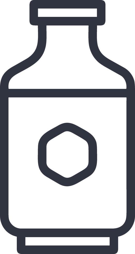Bottle drink icon symbol image. Illustration of the drink water bottle glass design image vector