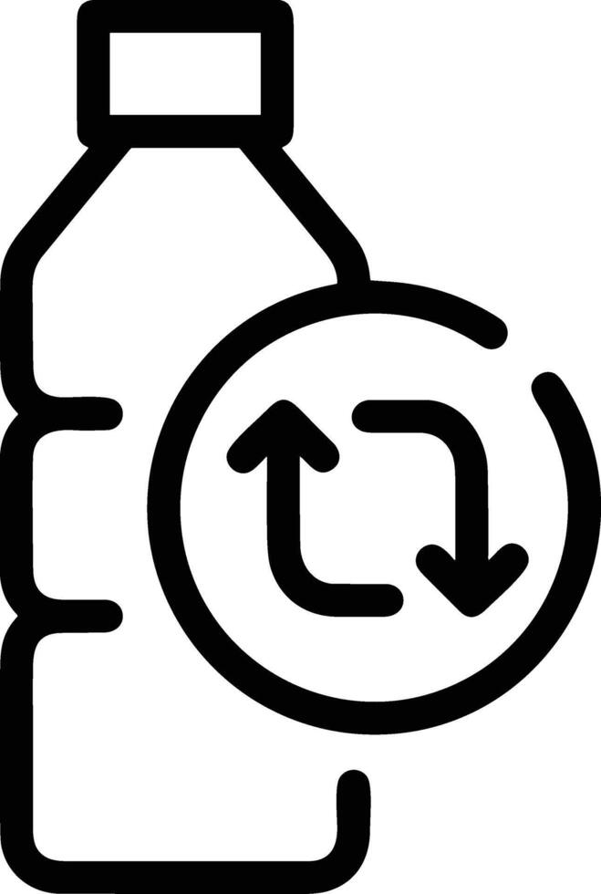 Bottle drink icon symbol image. Illustration of the drink water bottle glass design image vector