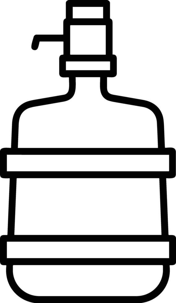 Bottle drink icon symbol image. Illustration of the drink water bottle glass design image vector