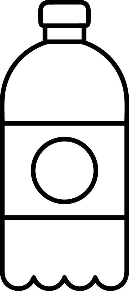 Bottle drink icon symbol image. Illustration of the drink water bottle glass design image vector