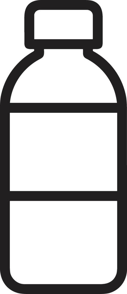 Bottle drink icon symbol image. Illustration of the drink water bottle glass design image vector