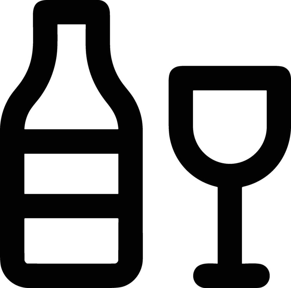 Bottle drink icon symbol image. Illustration of the drink water bottle glass design image vector