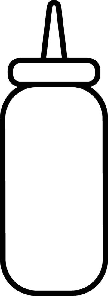 Bottle drink icon symbol image. Illustration of the drink water bottle glass design image vector