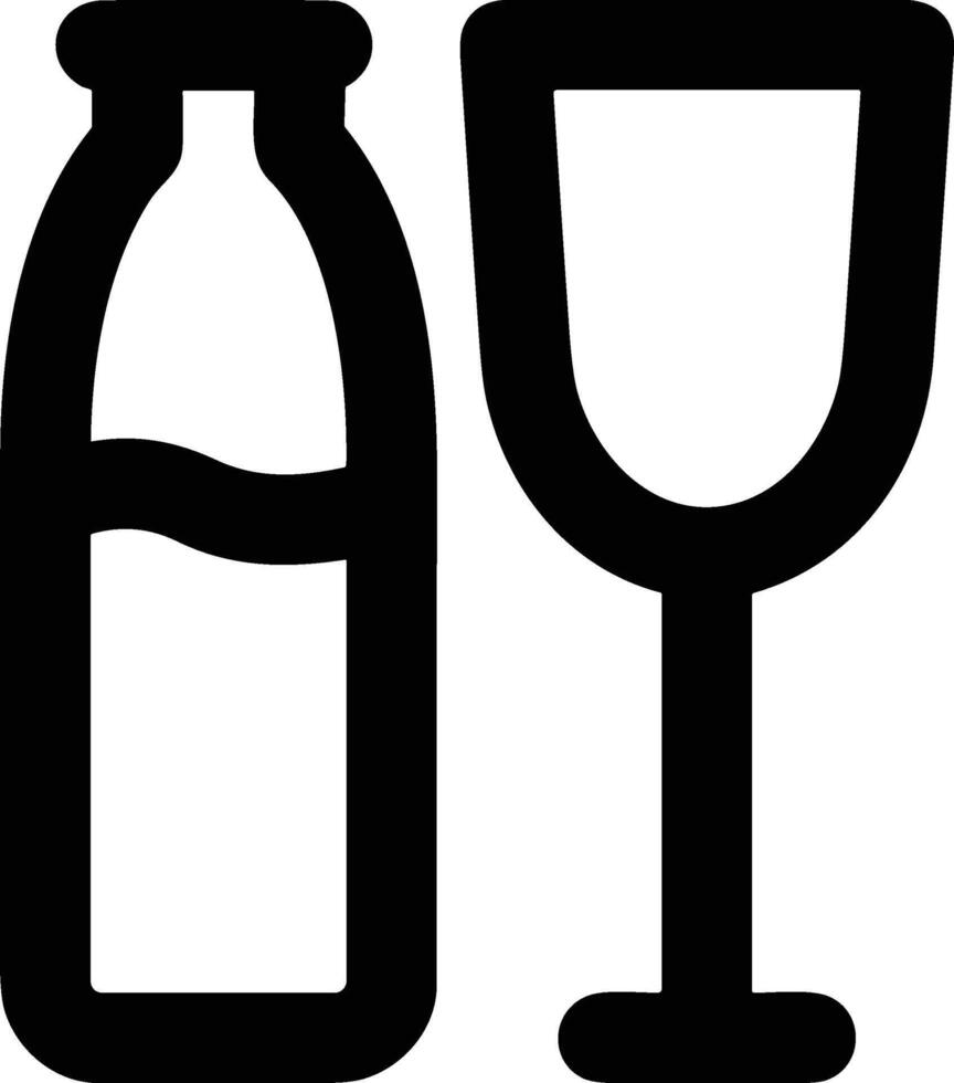 Bottle drink icon symbol image. Illustration of the drink water bottle glass design image vector