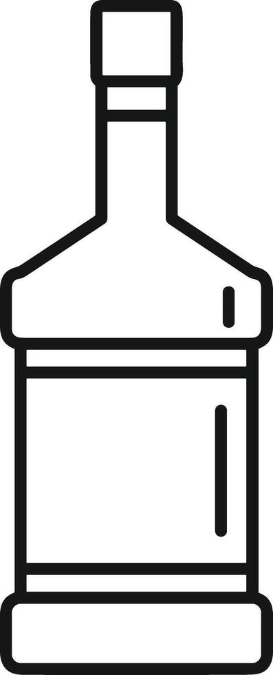 Bottle drink icon symbol image. Illustration of the drink water bottle glass design image vector