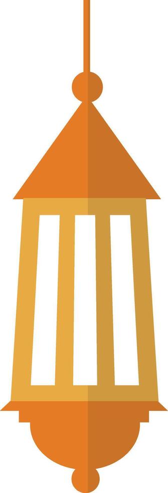 Ramadan Kareem Lantern Decoration with Arabian Design Style. Illustration Icon. vector