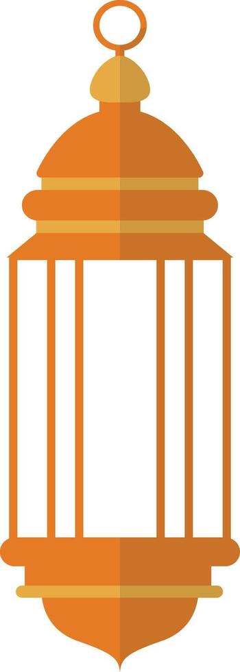 Ramadan Kareem Lantern Decoration with Arabian Design Style. Illustration Icon. vector