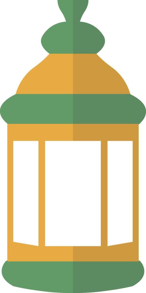 Ramadan Kareem Lantern Decoration with Arabian Design Style. Illustration Icon. vector