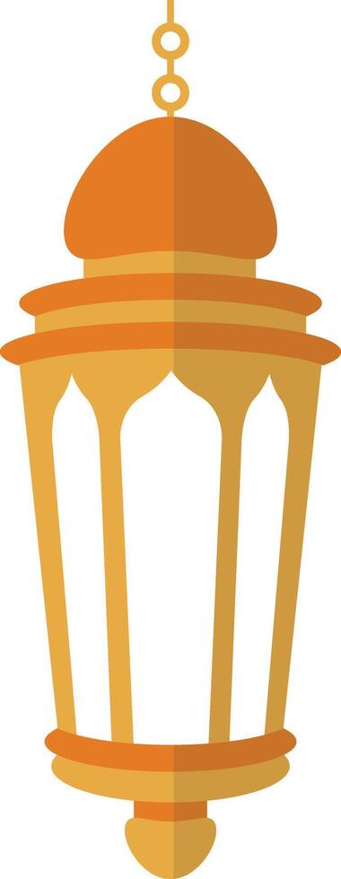 Ramadan Kareem Lantern Decoration with Arabian Design Style. Illustration Icon. vector