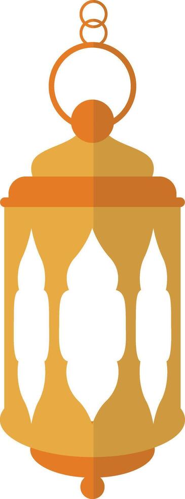 Ramadan Kareem Lantern Decoration with Arabian Design Style. Illustration Icon. vector
