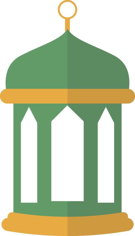 Ramadan Kareem Lantern Decoration with Arabian Design Style. Illustration Icon. vector