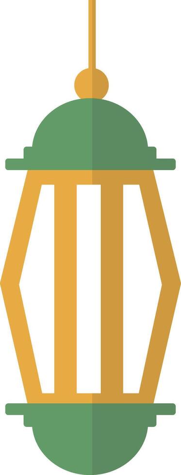 Ramadan Kareem Lantern Decoration with Arabian Design Style. Illustration Icon. vector