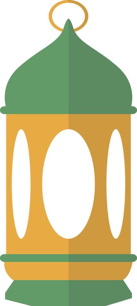 Ramadan Kareem Lantern Decoration with Arabian Design Style. Illustration Icon. vector