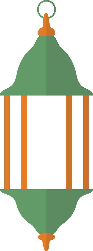 Ramadan Kareem Lantern Decoration with Arabian Design Style. Illustration Icon. vector