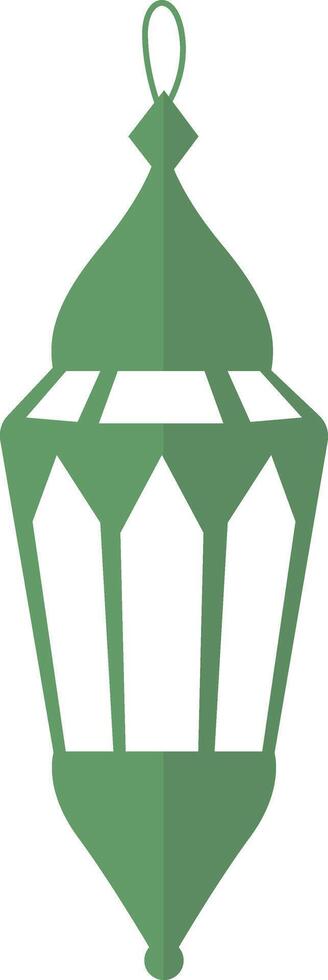 Ramadan Kareem Lantern Decoration with Arabian Design Style. Illustration Icon. vector