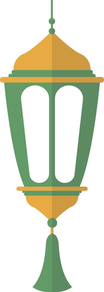 Ramadan Kareem Lantern Decoration with Arabian Design Style. Illustration Icon. vector