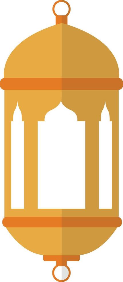Ramadan Kareem Lantern Decoration with Arabian Design Style. Illustration Icon. vector