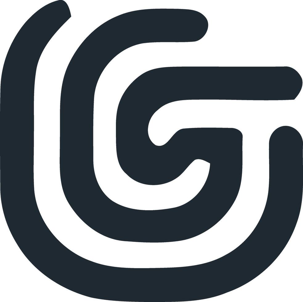Stylized Monochromatic Emblem Logo with Depth in Minimalist Design. vector