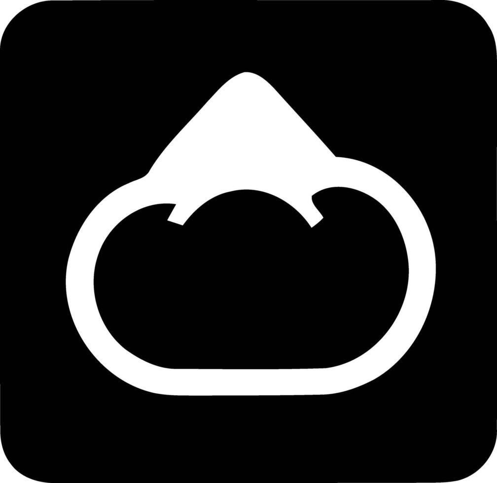 Explore the Summit, A Minimalist Mountain Climbing and Skiing Graphic Icon for Outdoor Enthusiasts. vector