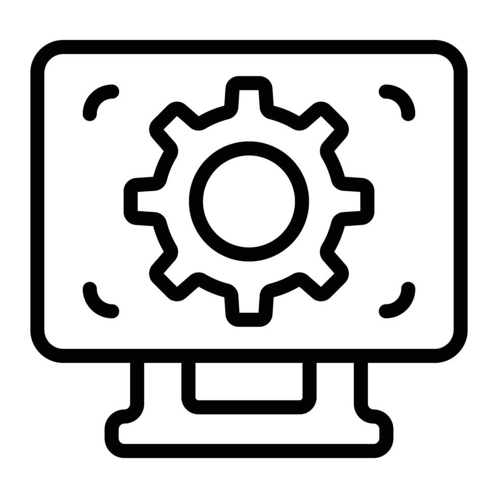 Automation Line Icon Design 45843800 Vector Art at Vecteezy