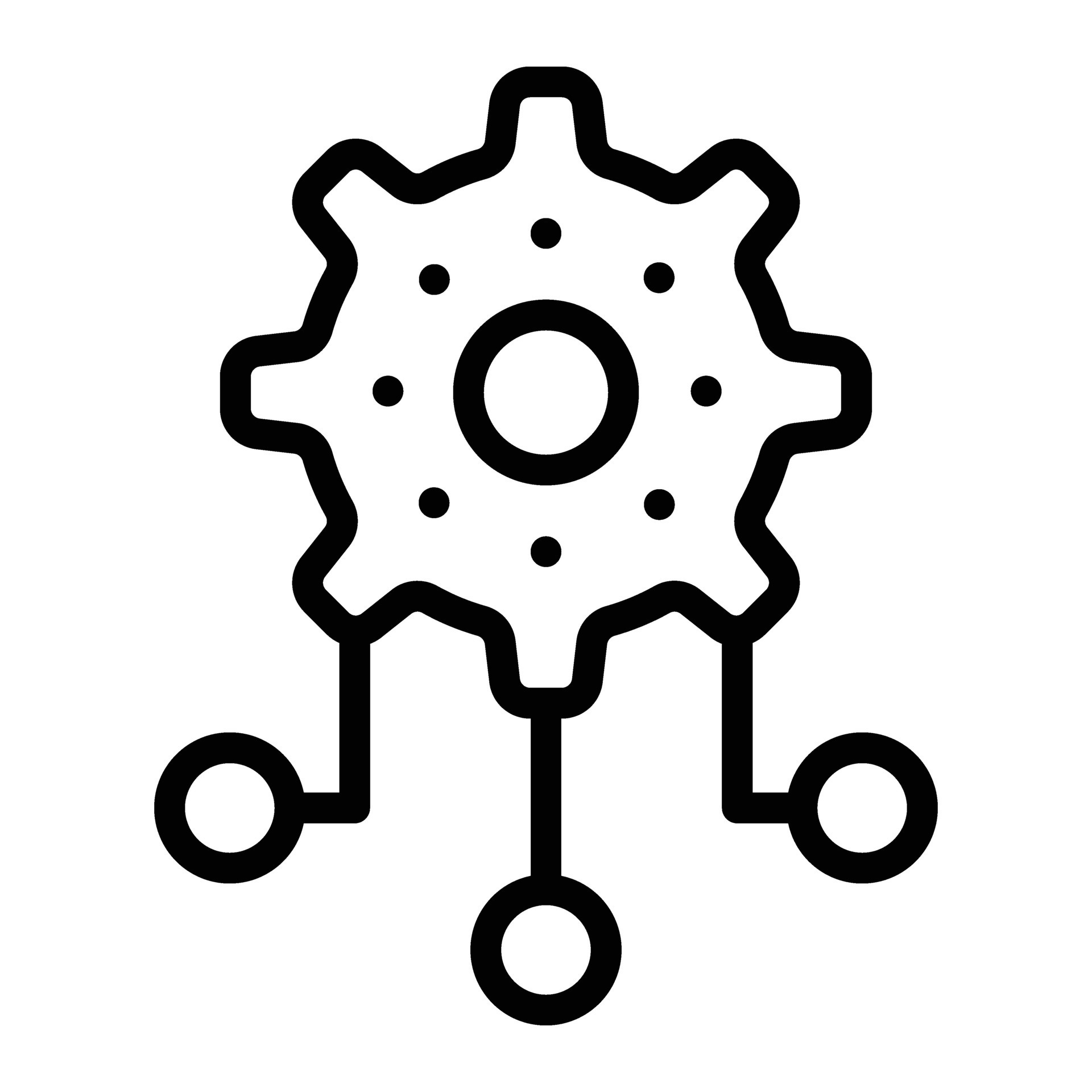 Automation Line Icon Design 45843867 Vector Art at Vecteezy