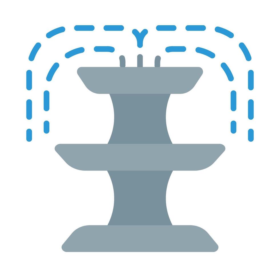 Fountian Icon Design vector