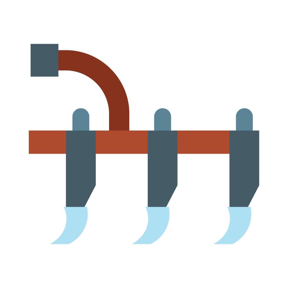 Plow Icon Design vector