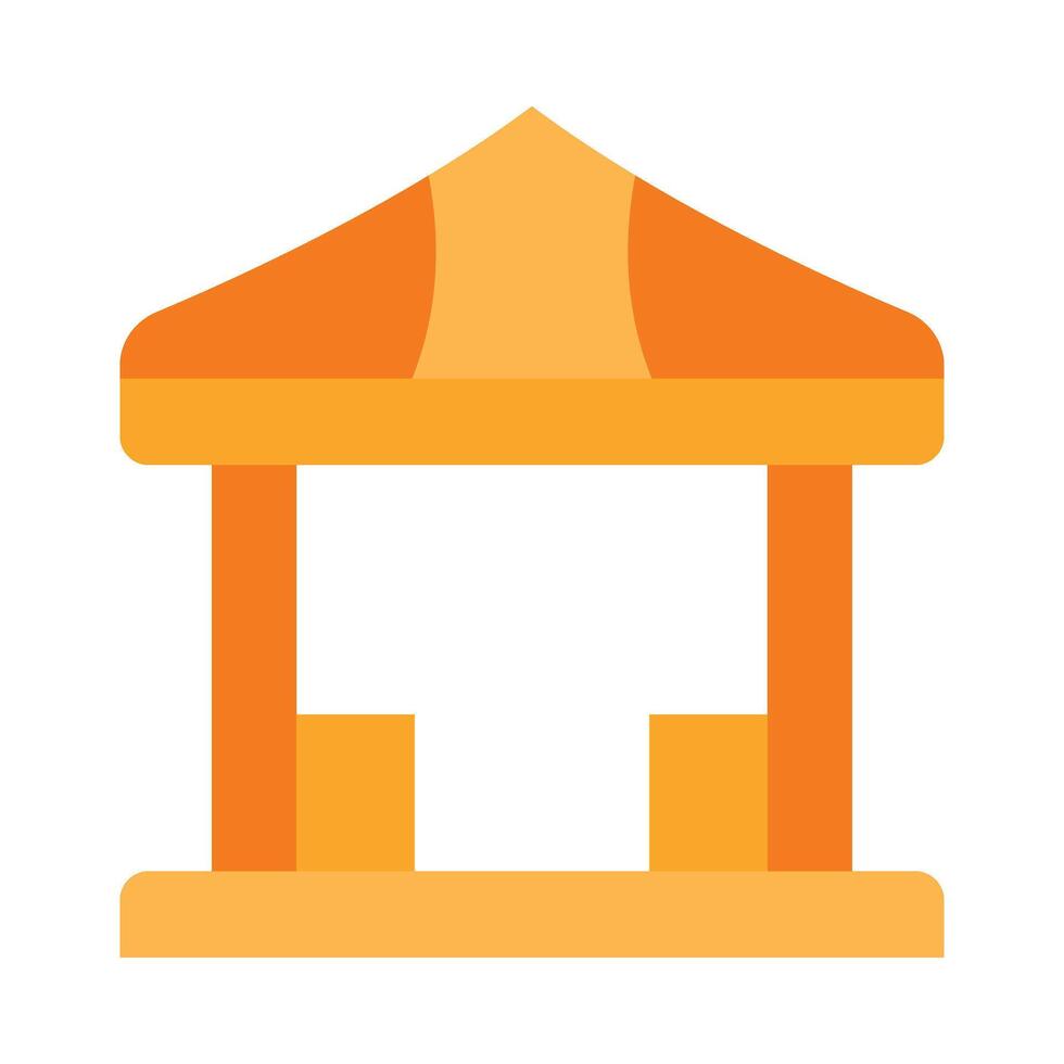 Gazebo Icon Design vector