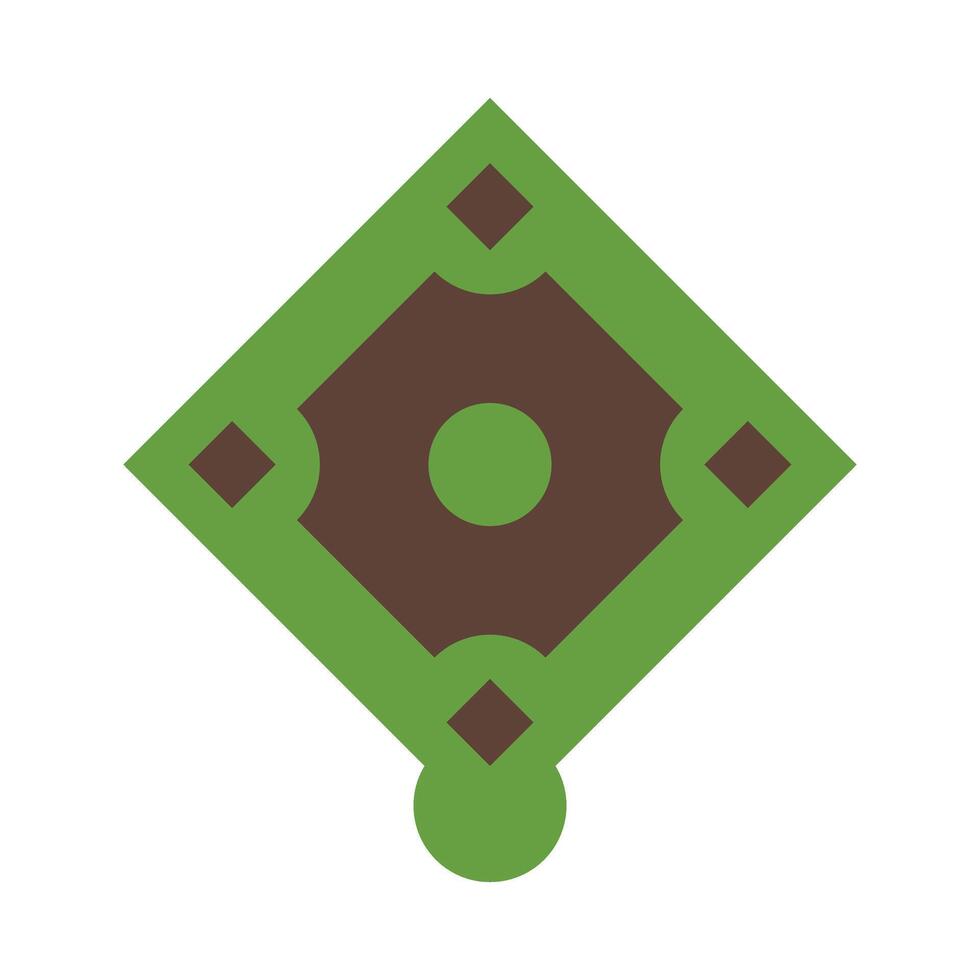 Pitch Icon Design vector