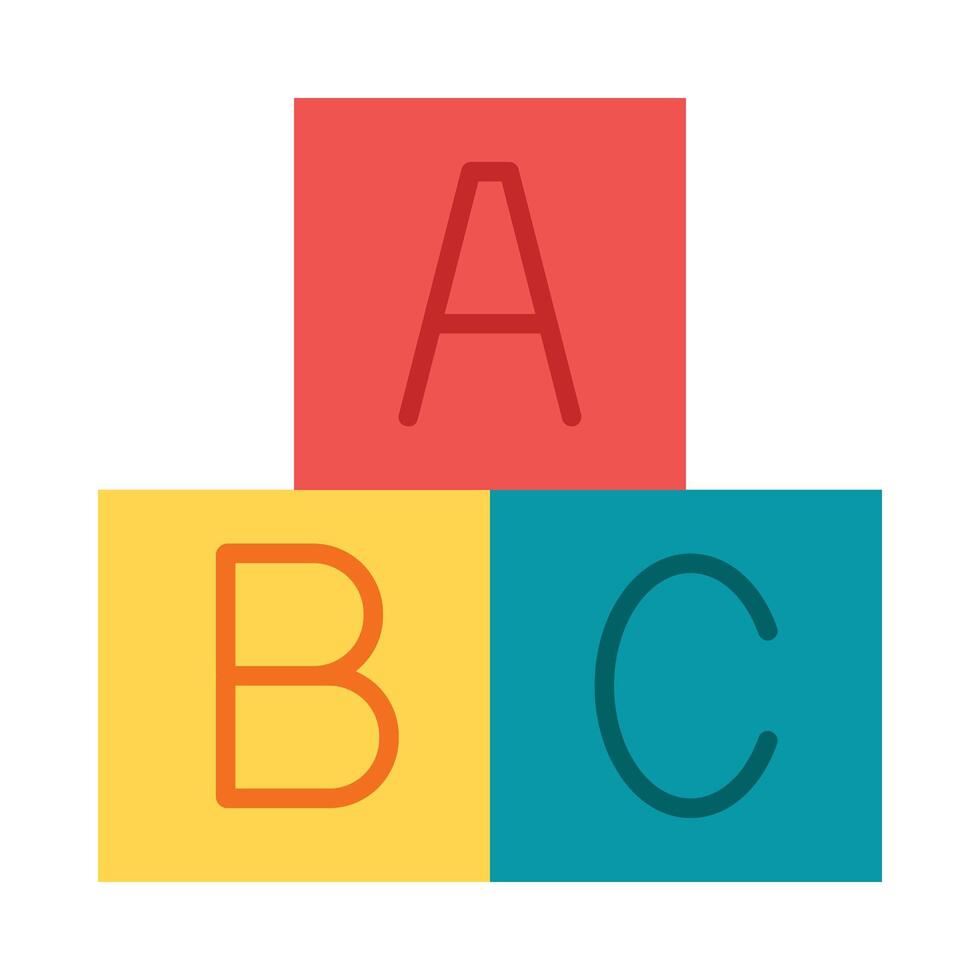 Block Icon Design vector