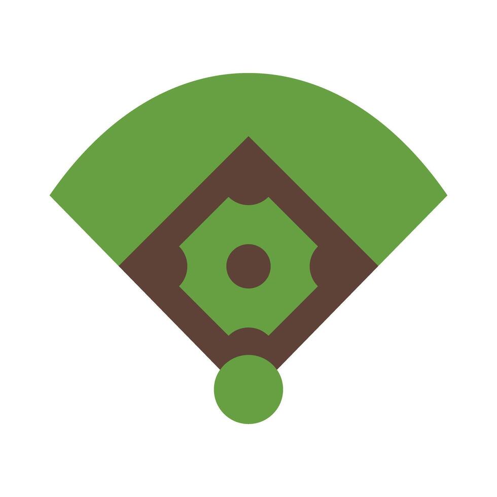 Outfield Icon Design vector