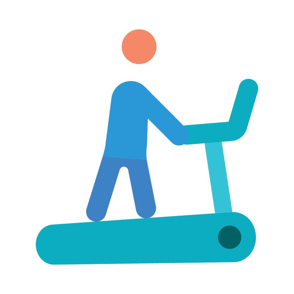 Treadmill Icon Design vector