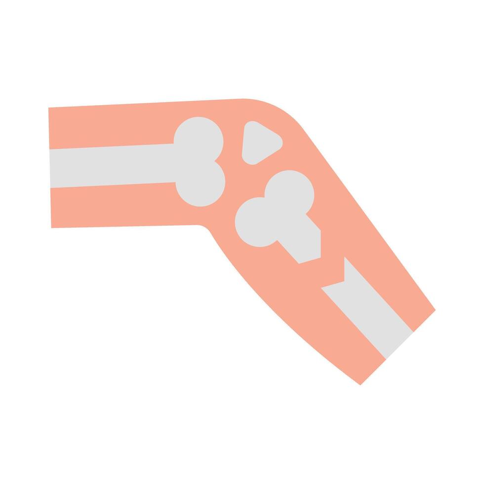 Broken Leg Icon Design vector
