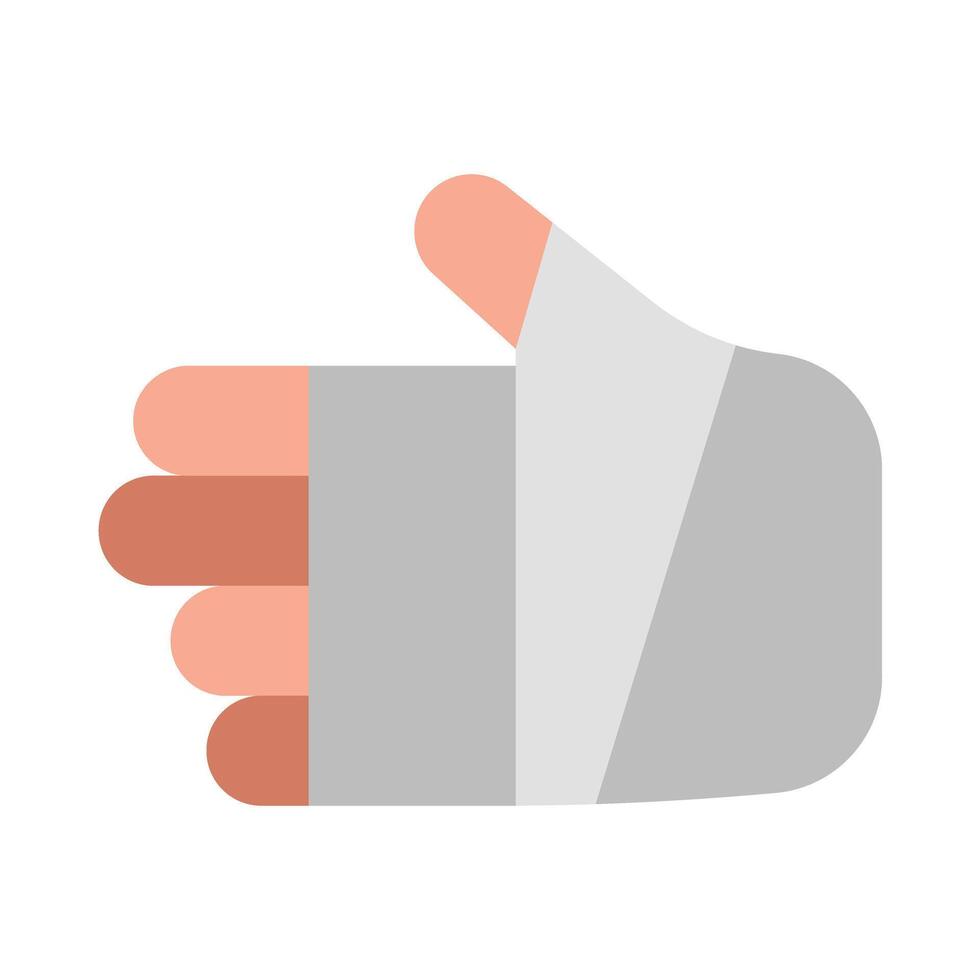 Broken Hand Icon Design vector