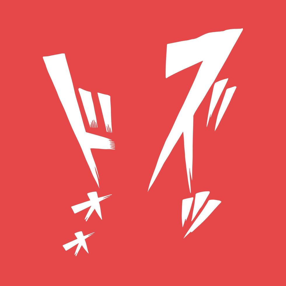 Text effect manga vector