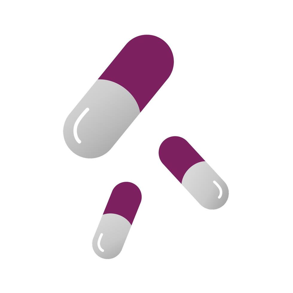 Icon of sleeping pills. Dormitive tablets. Cartoon illustration, flat design. Capsules Isolated on white vector