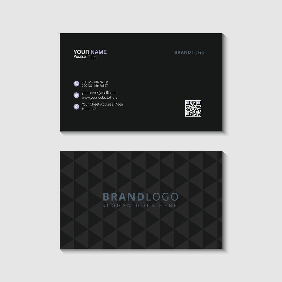 Modern Business Card vector
