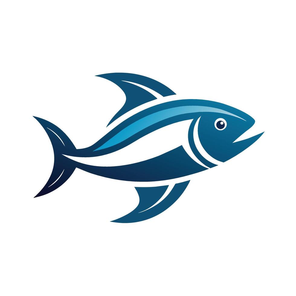 fish icon logo vector