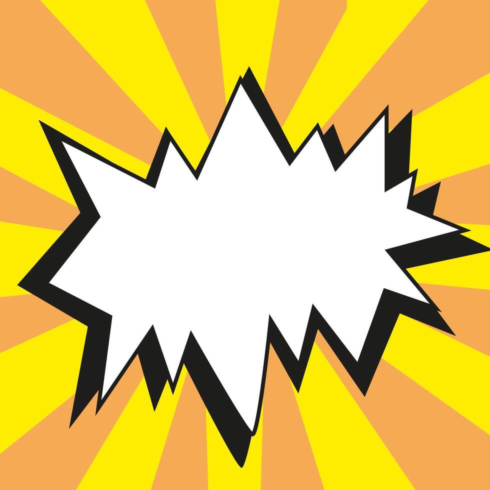 explosion background pop art comic vector
