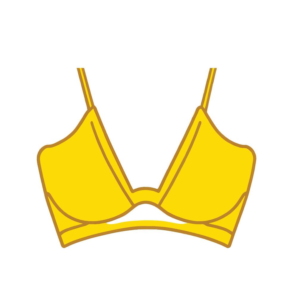 Bra icon simple logo vector