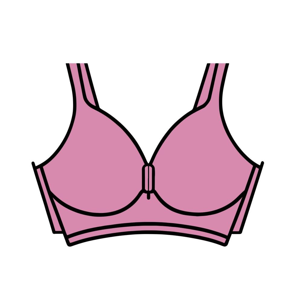 Bra icon simple logo vector