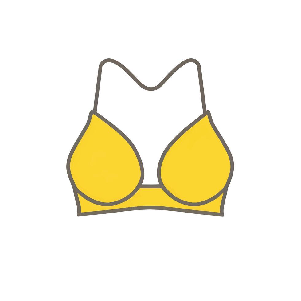 Bra icon simple logo vector