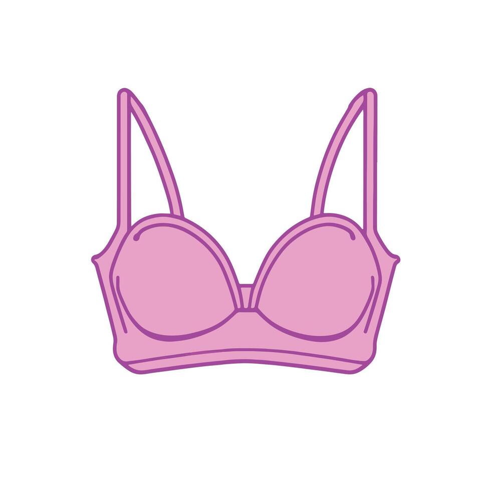 Bra icon simple logo vector