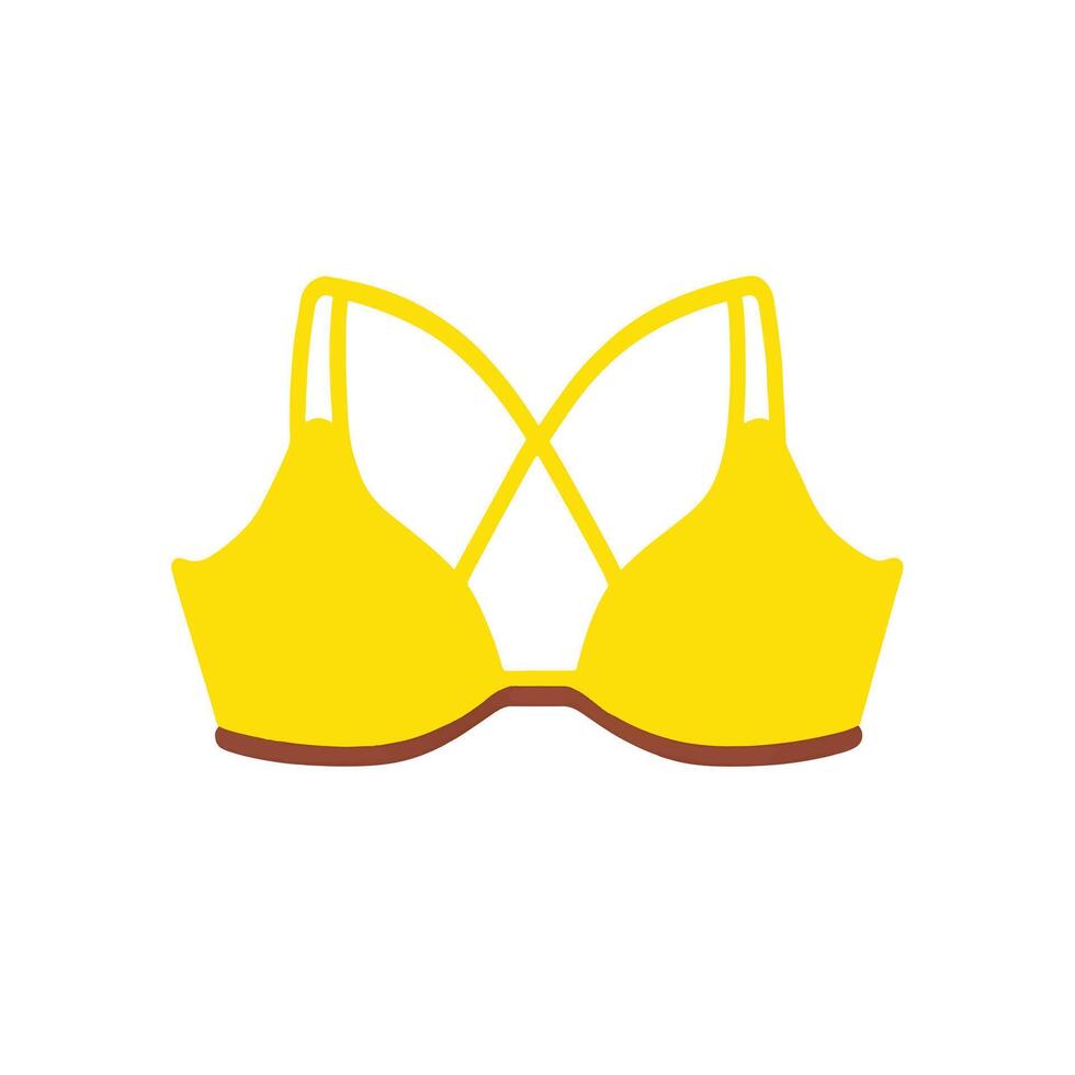 Bra icon simple logo vector