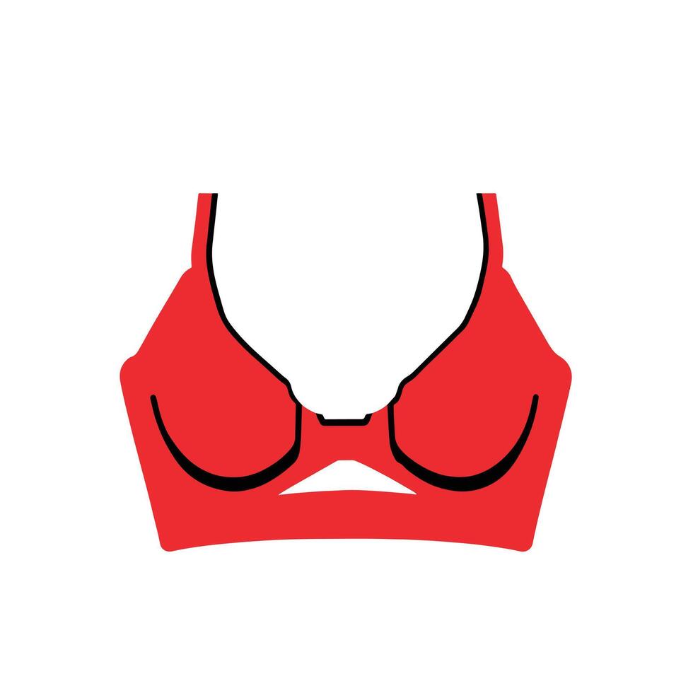 Bra icon simple logo vector