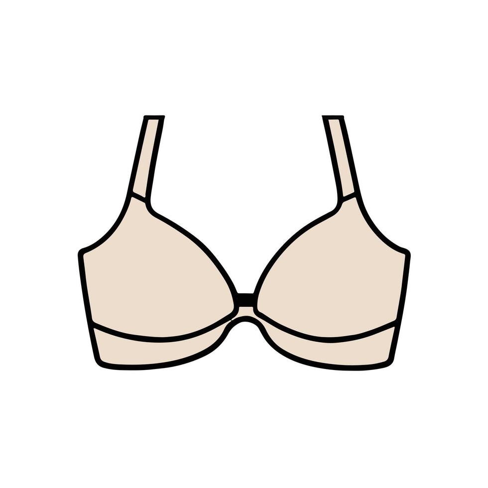 Bra icon simple logo vector