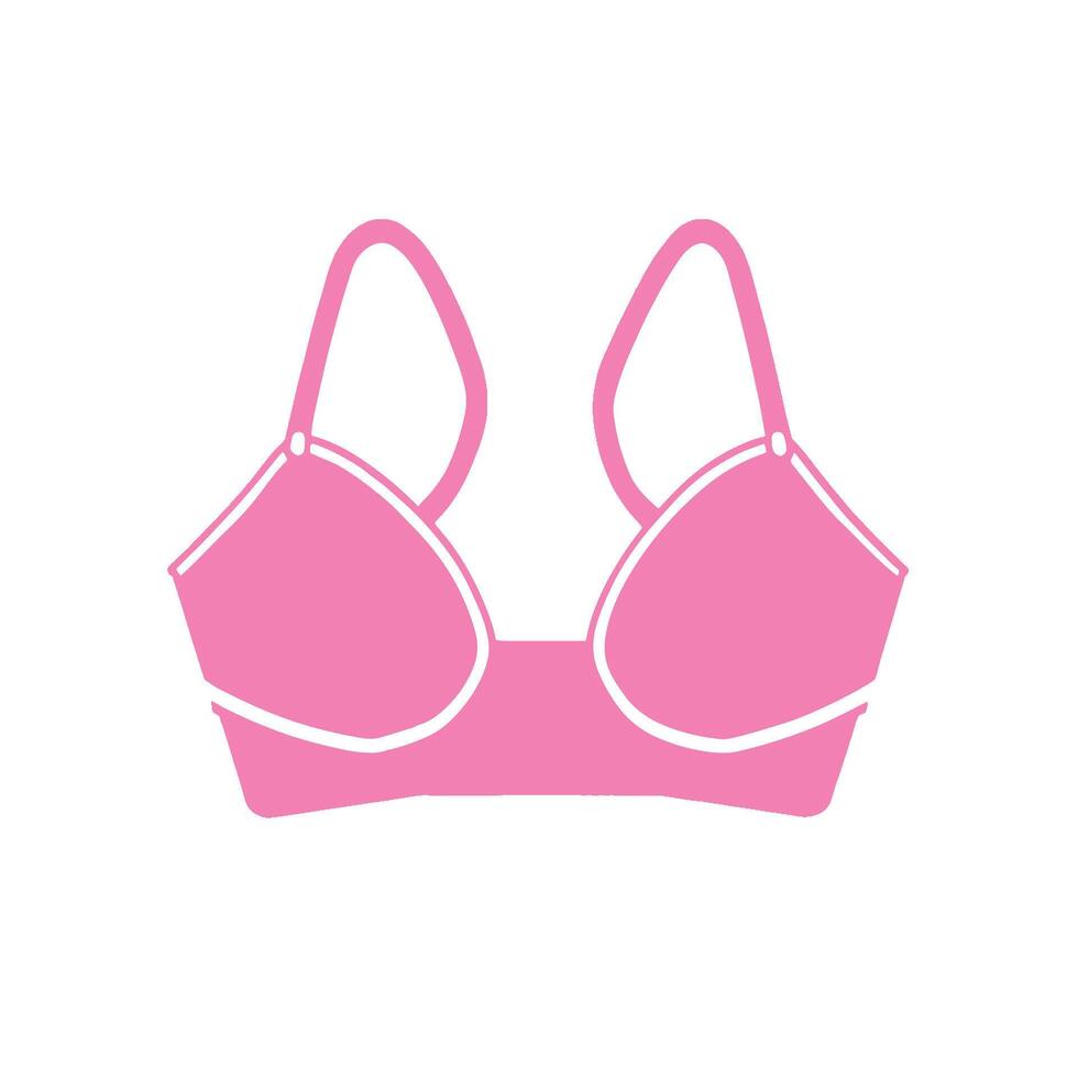 Bra icon simple logo vector
