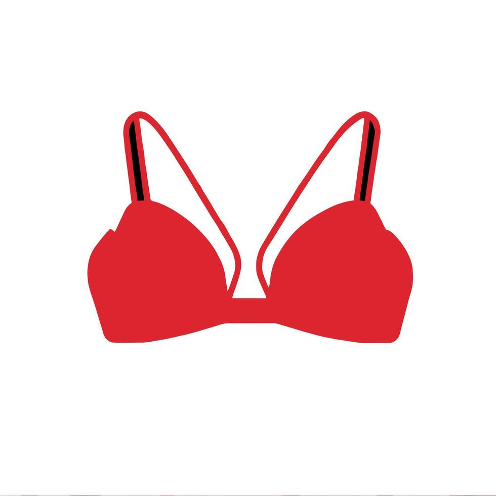 Bra icon simple logo vector